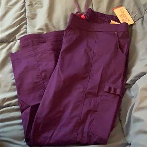 NWT purple beyond scrubs scrub pants